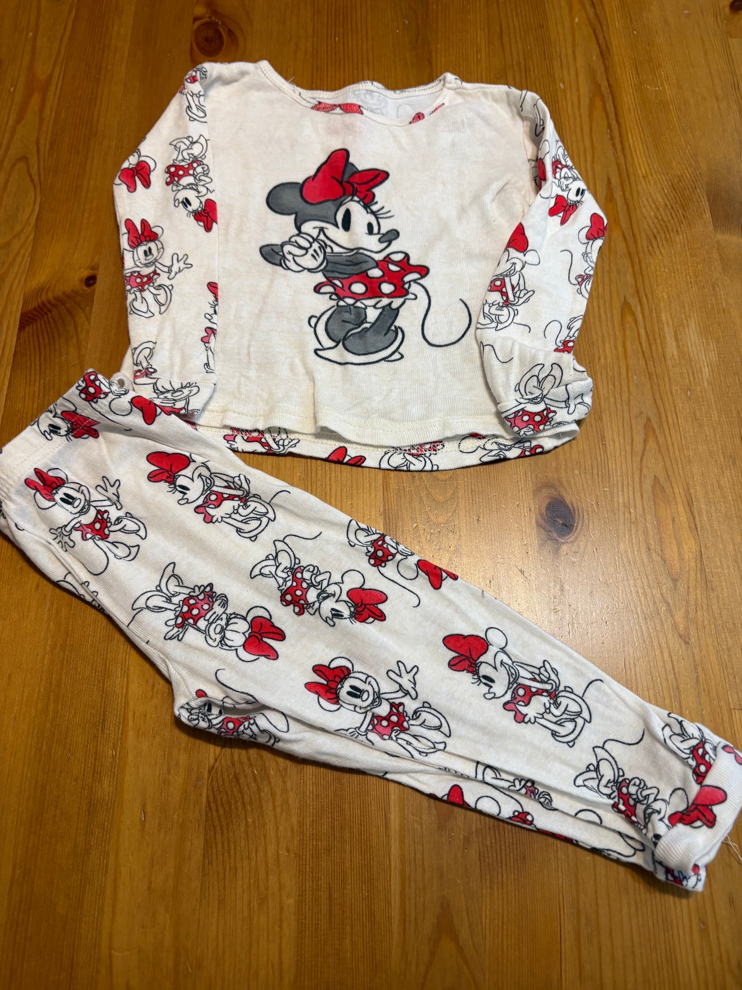 pyjama disney officiel minnie 2 ans