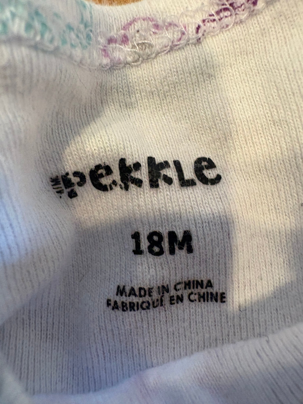 Cache couche Pekkle 18 mois (cmb)