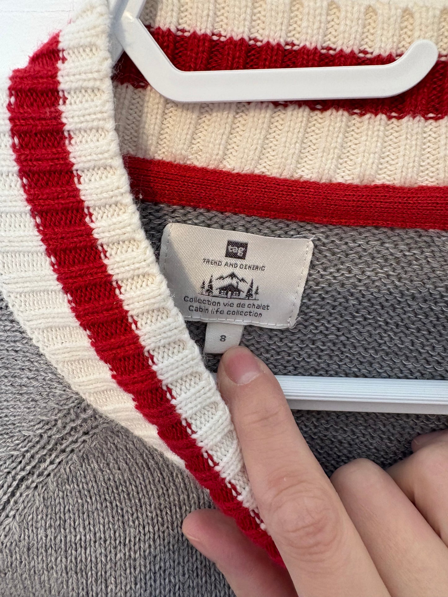 Robe tricot tag 8 ans