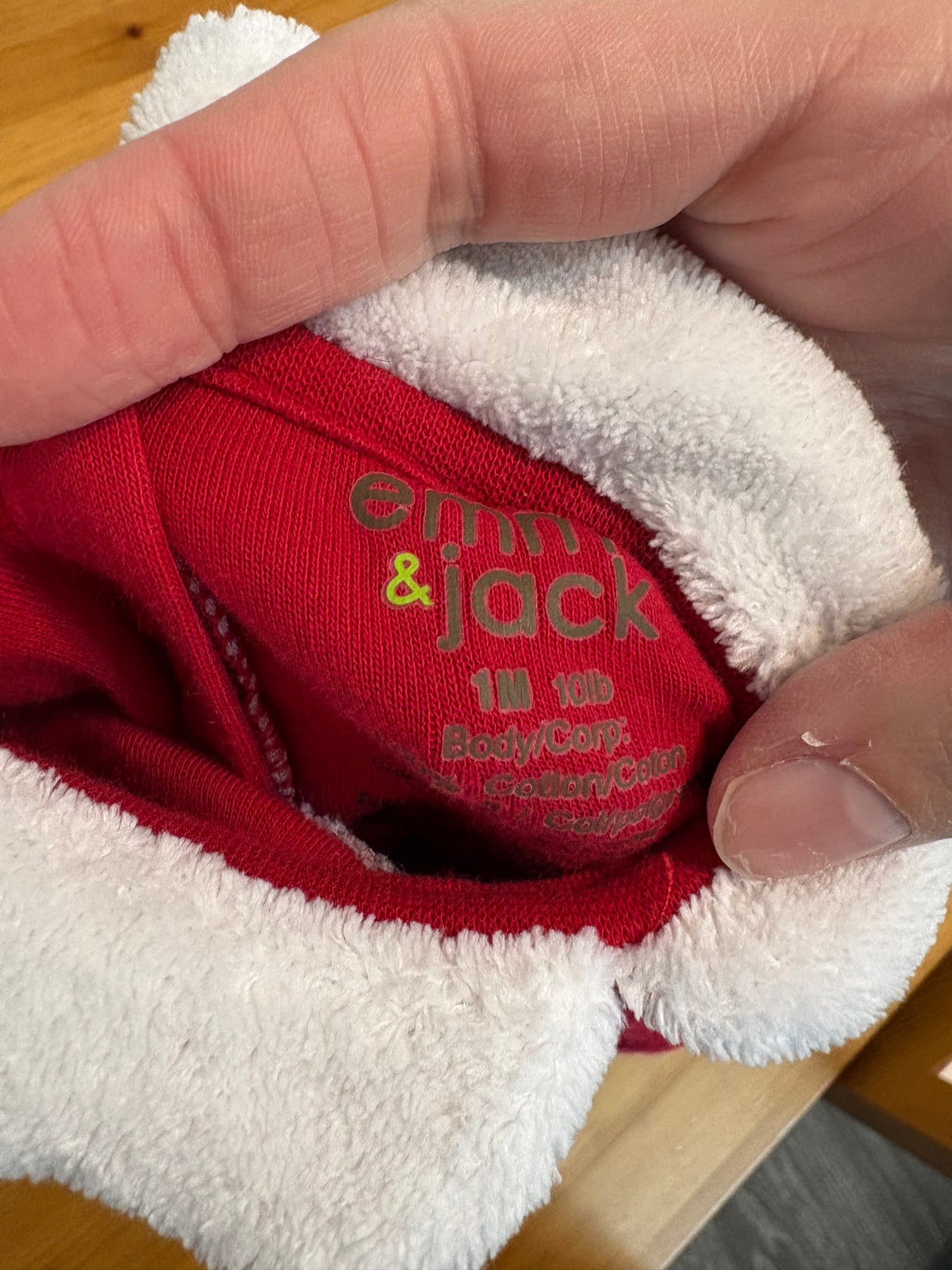 Cache-couche noël neuf emma & jack 1 mois