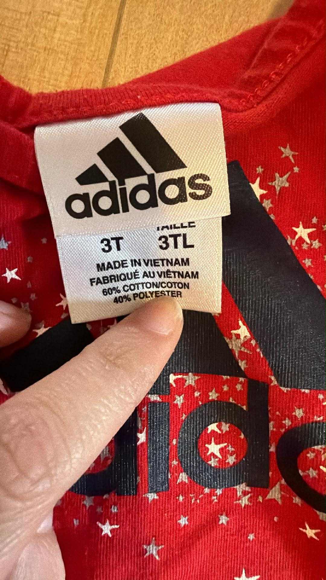 t-shirt adidas 3 T