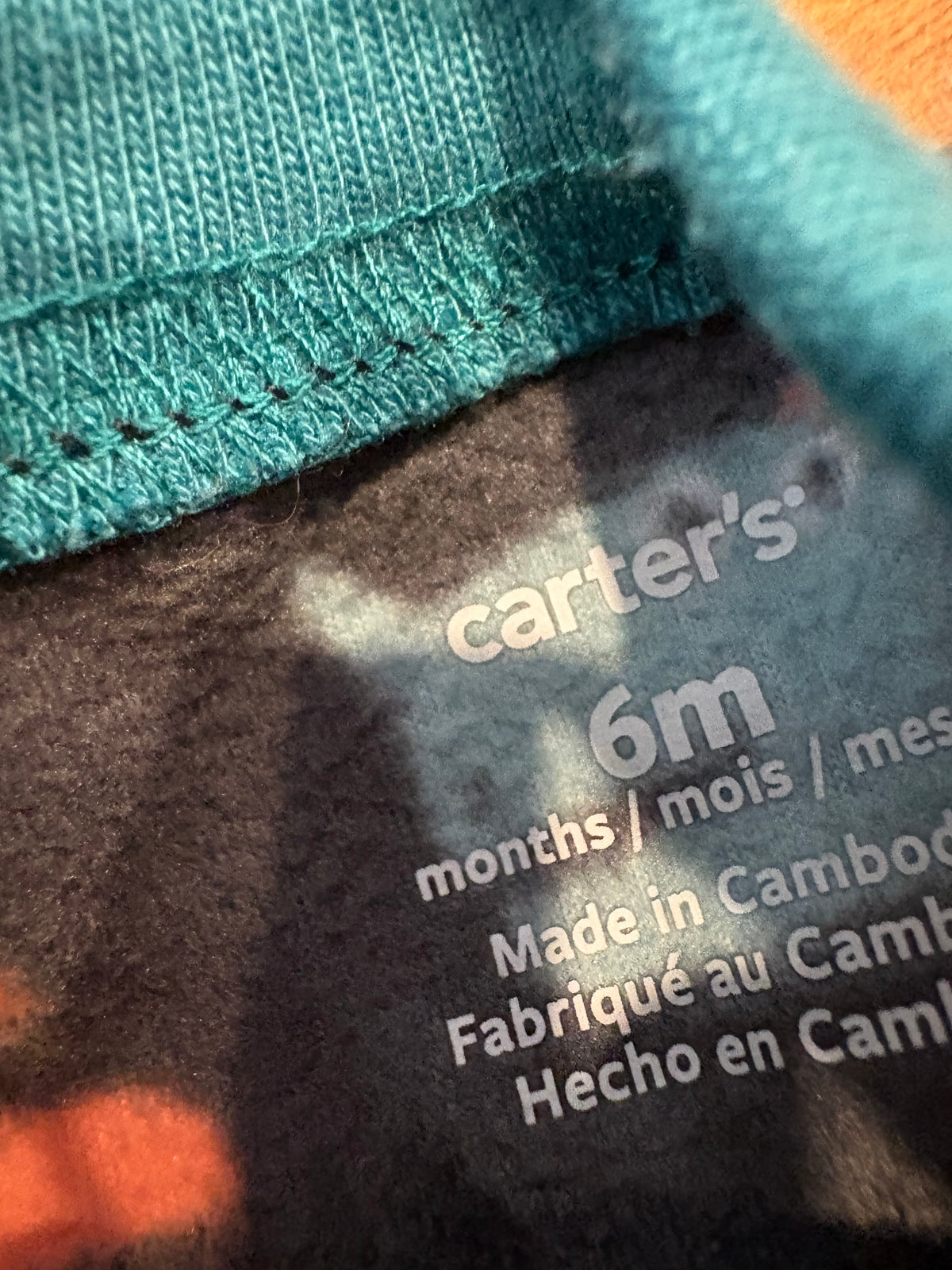 Pyjama carter's 6 mois (cmb)
