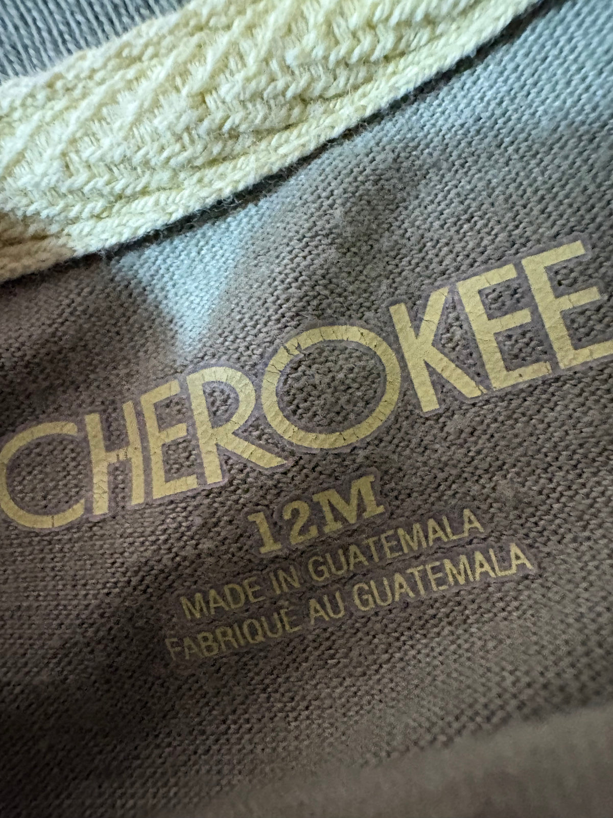 Chandail cherokee 12 mois (cmb)