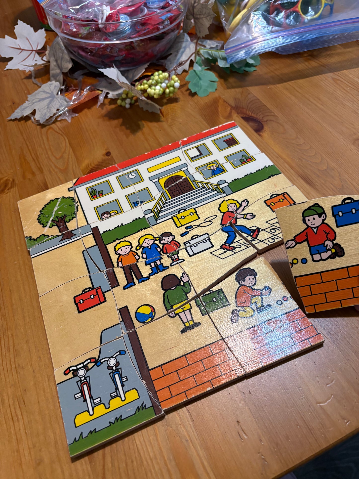 *Vintage* Casse-tête en bois