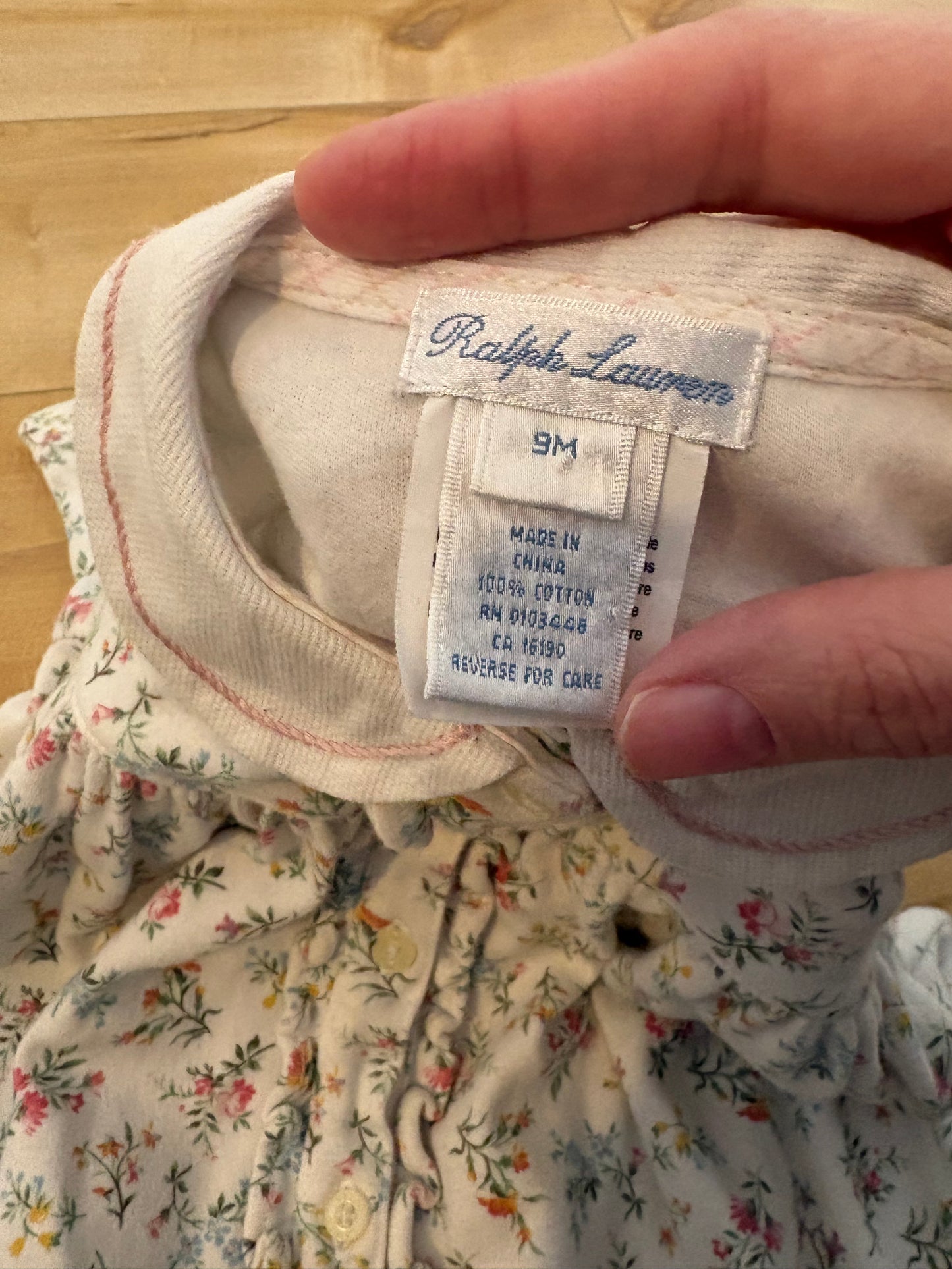 Robe ralph lauren 9 mois