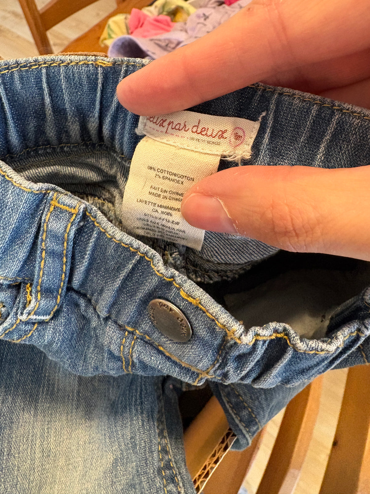 Jeans deuxpardeux 18 mois