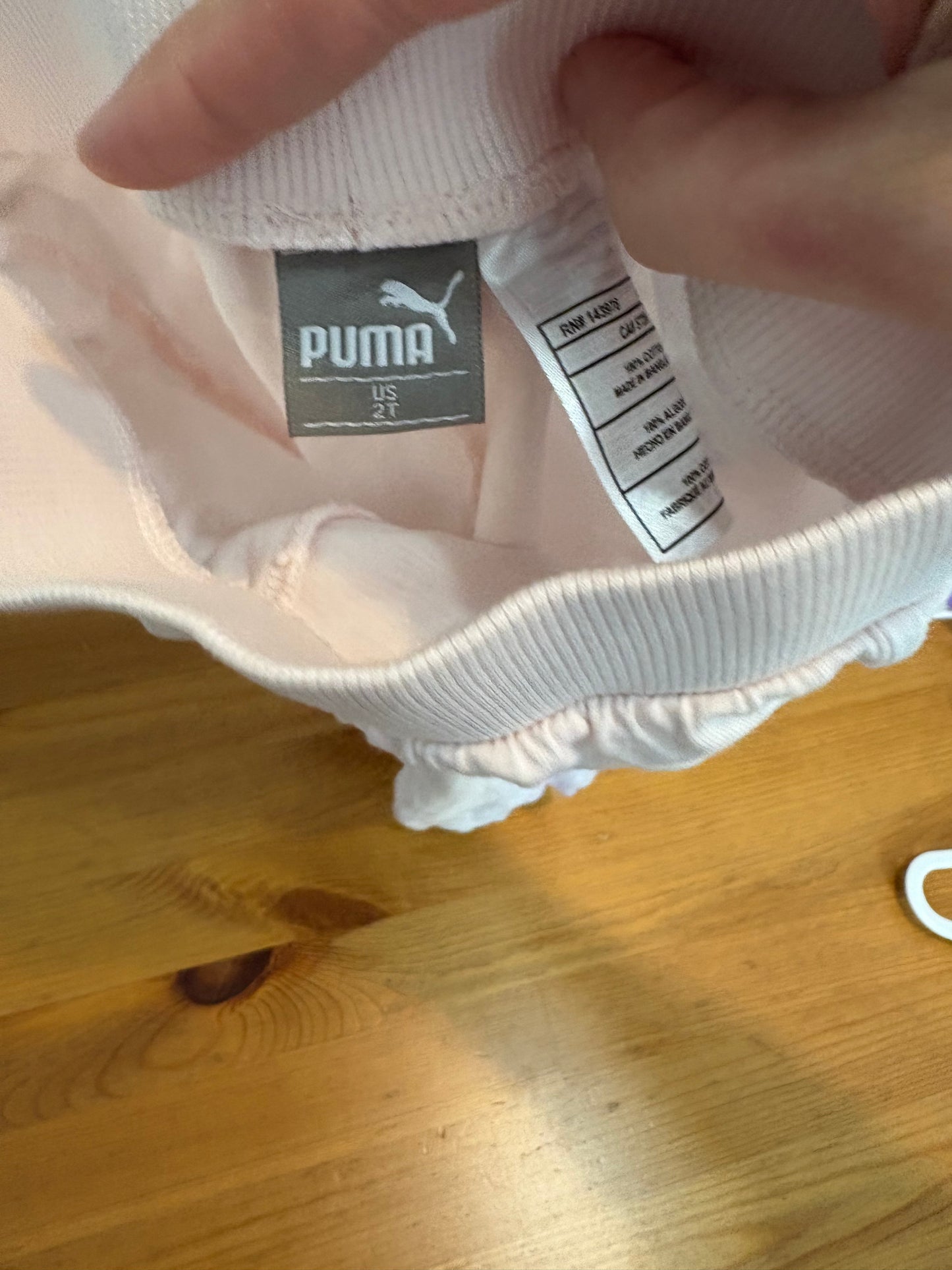 Pantalon puma rose bébé 2T