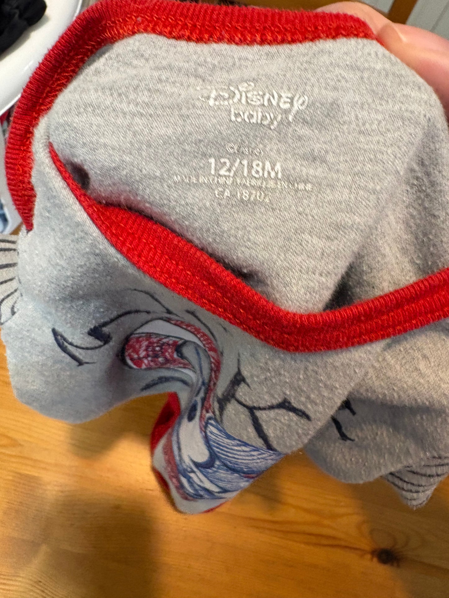 Cache-couche disney 12-18 mois