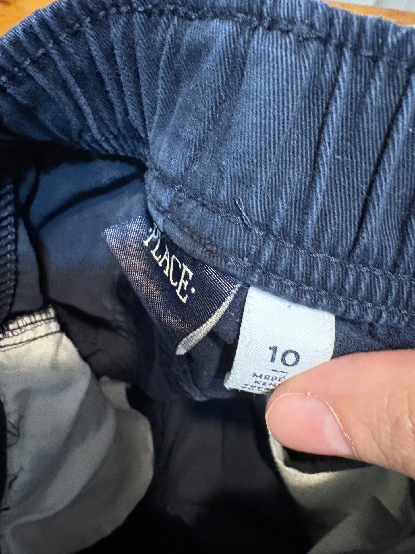 Pantalon cargo marine place 10 ans