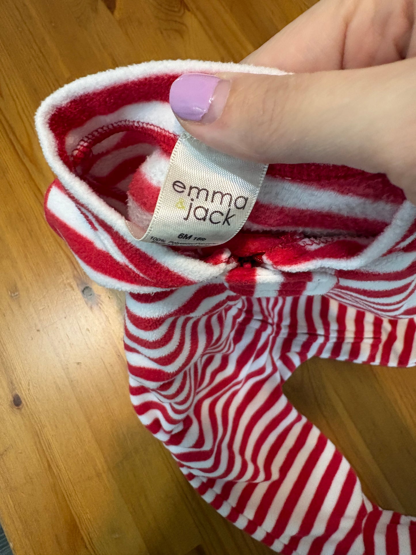 Pyjama noël emma jack 6 mois état neuf polard