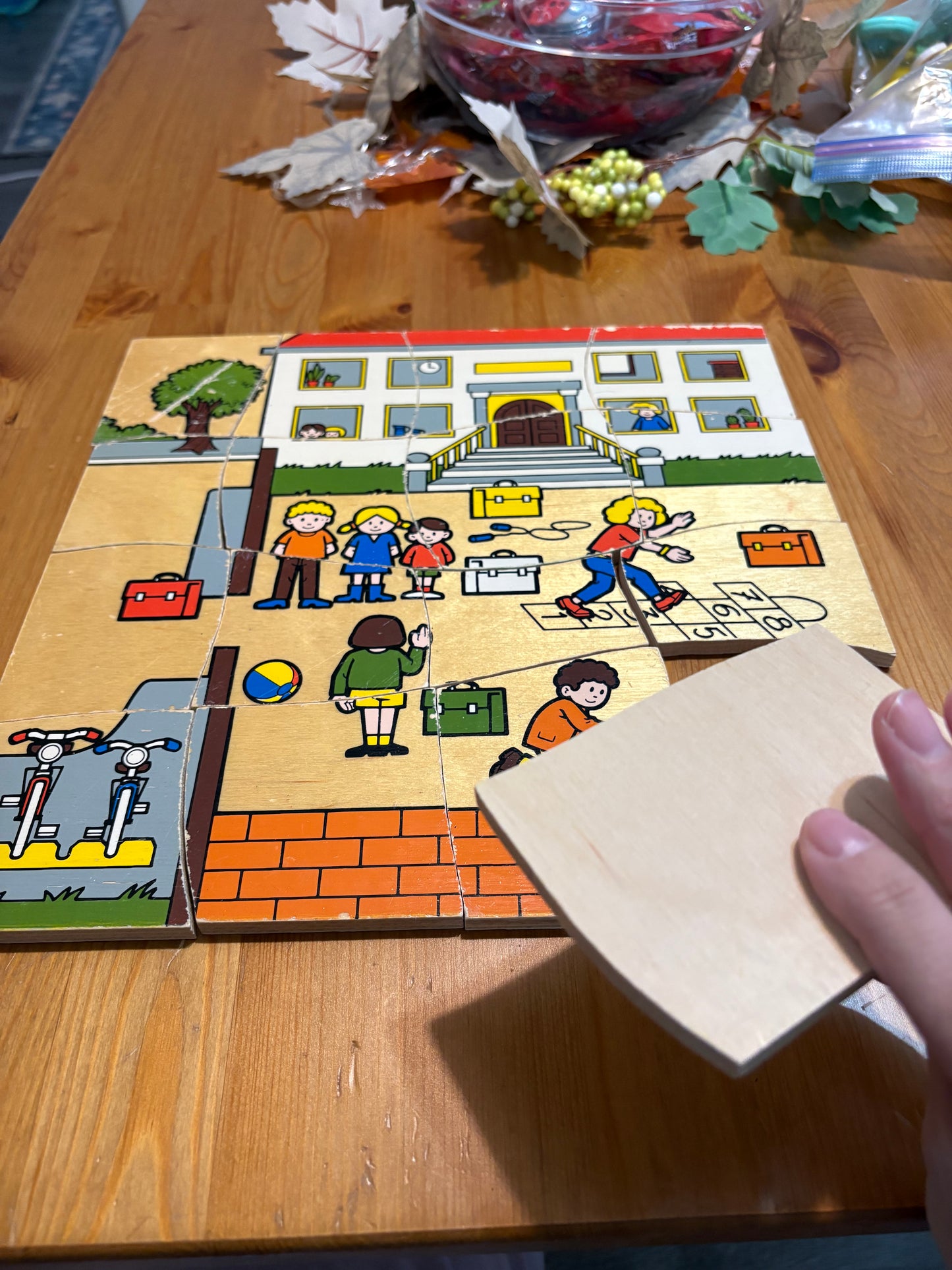 *Vintage* Casse-tête en bois
