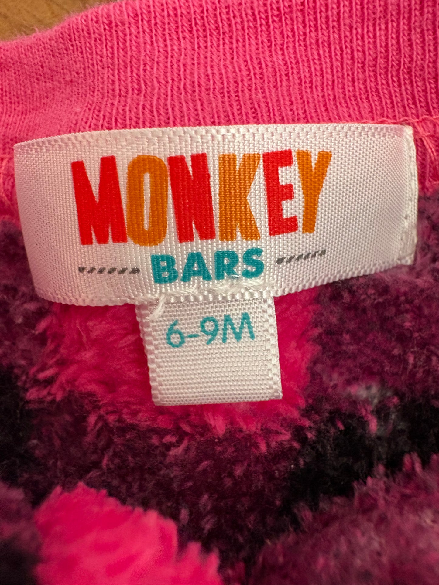 Pyjama Monkey bar 6-9 mois (cmb)