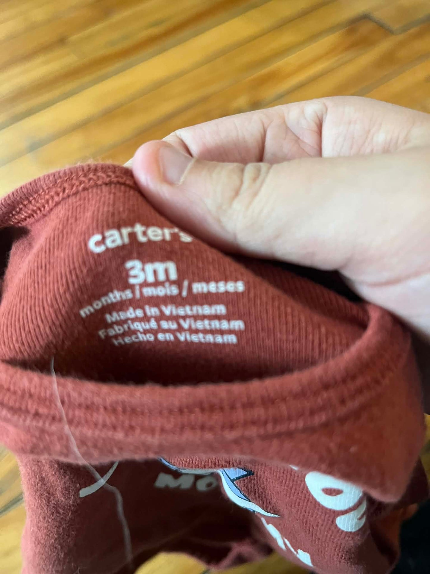 Cache-couche carter’s 3 mois