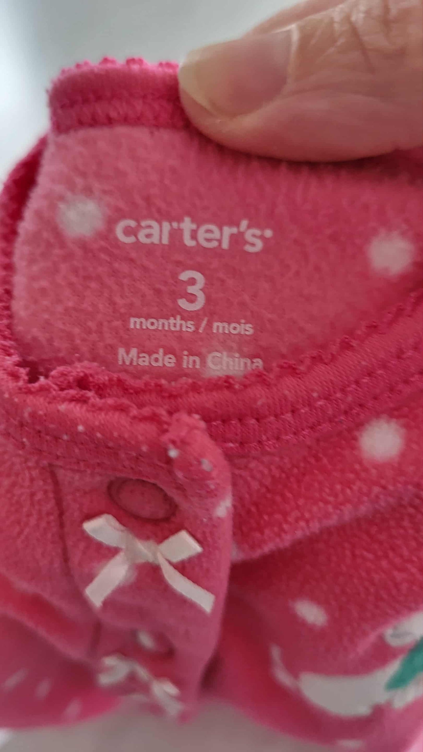 Pyjama carter’s 3 mois