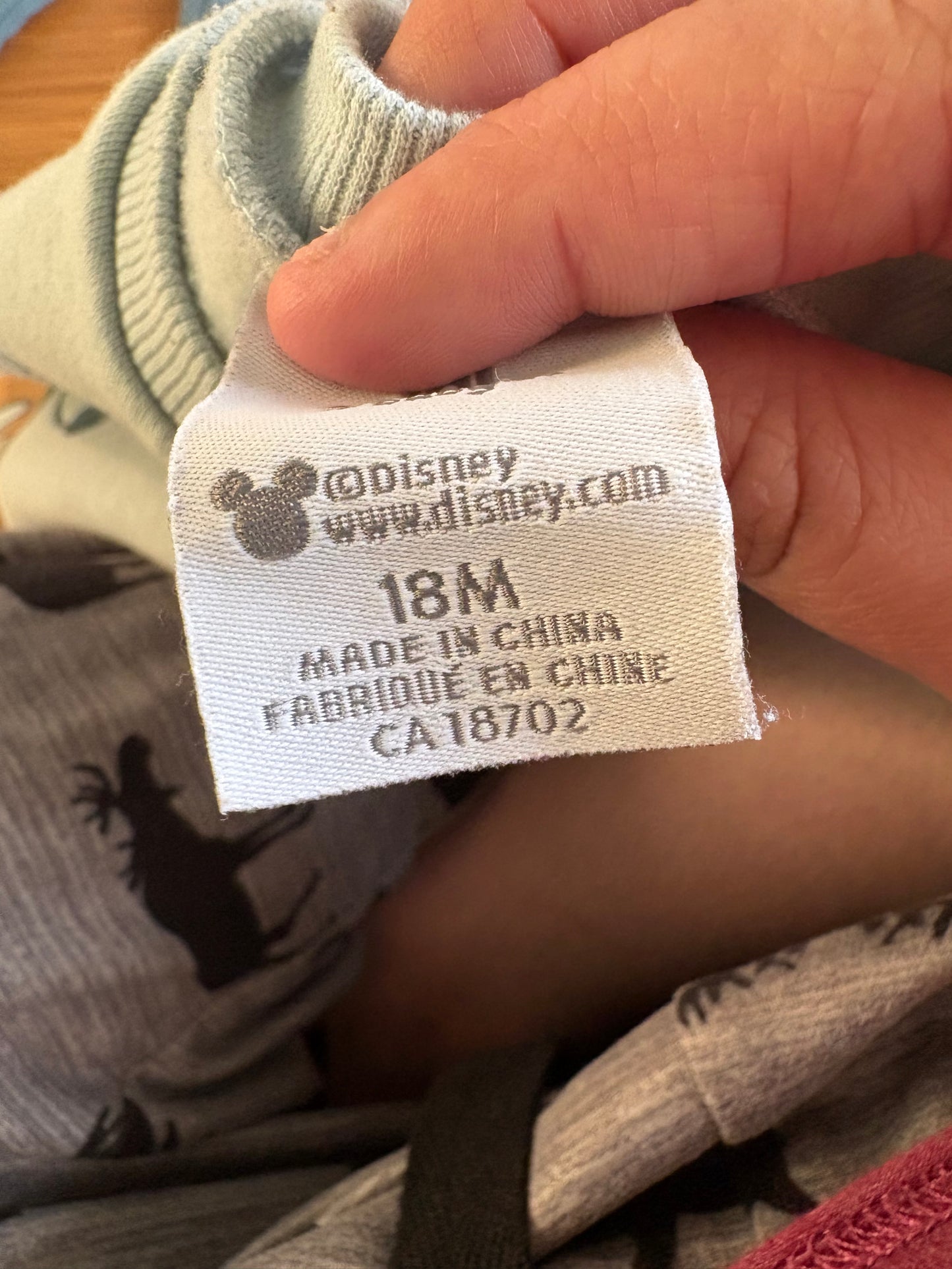 Ensemble Mickey 18 mois (cmb)