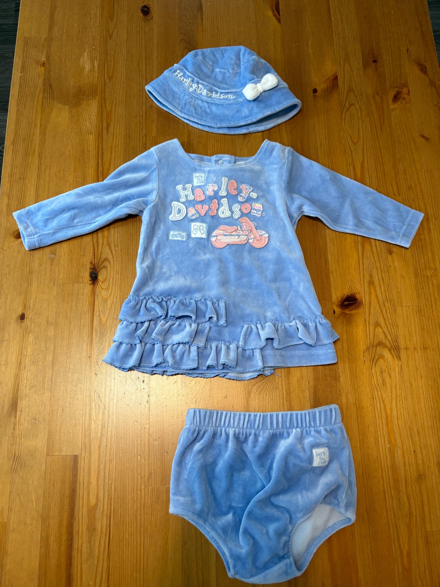Ensemble Harley davidson 6-9 mois