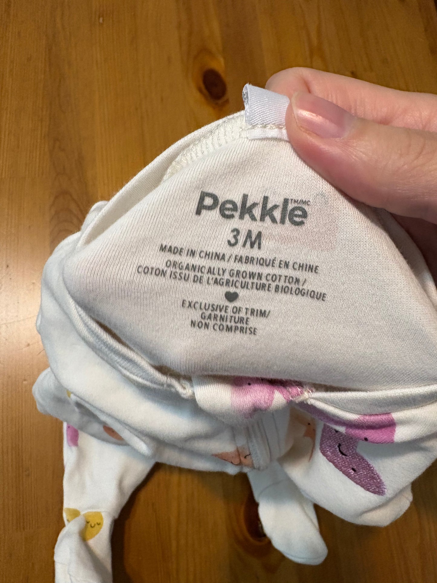 Pyjama 3 mois pekkle comme neuf