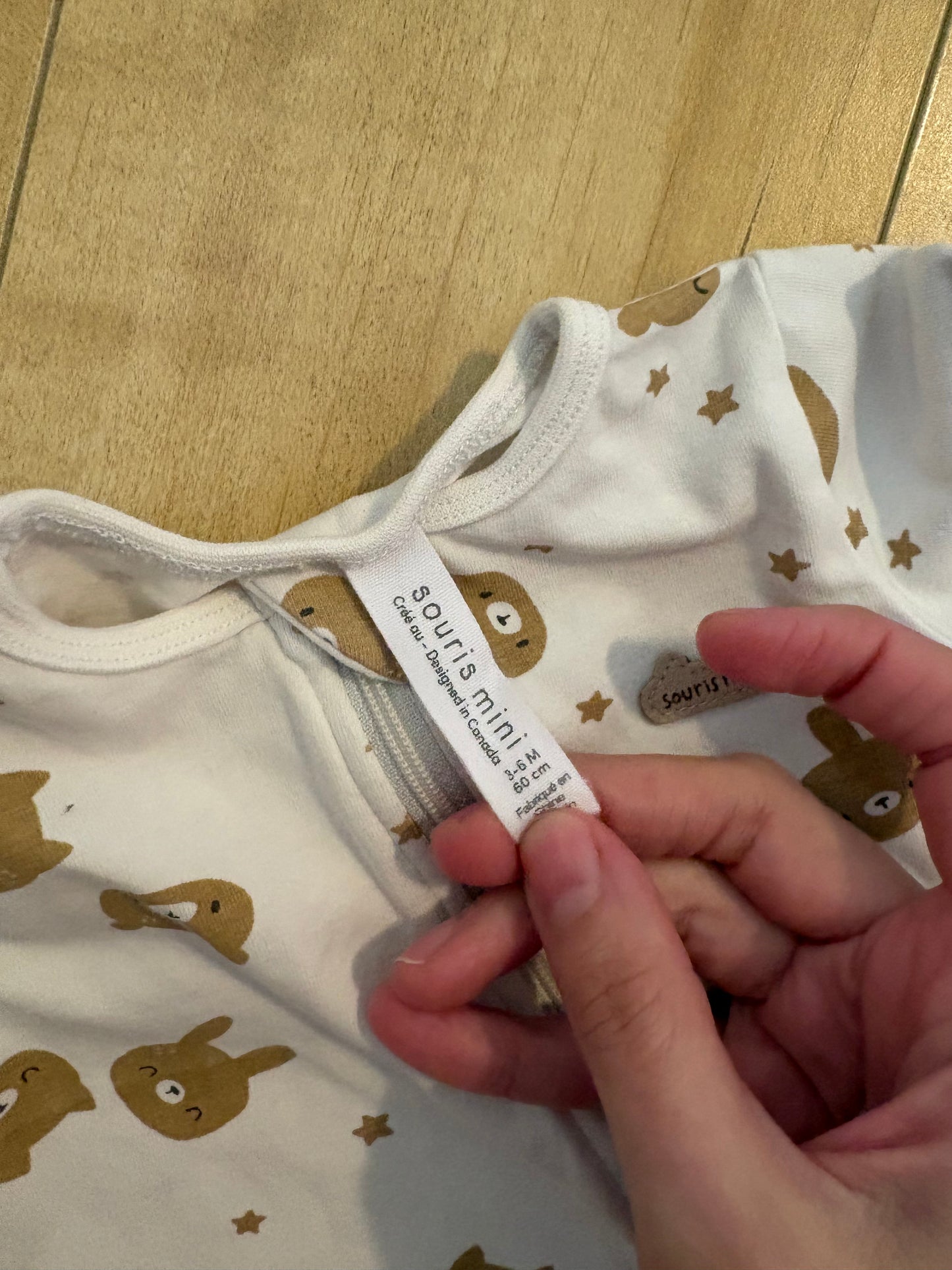 Pyjama souris mini 3-6 mois état neuf