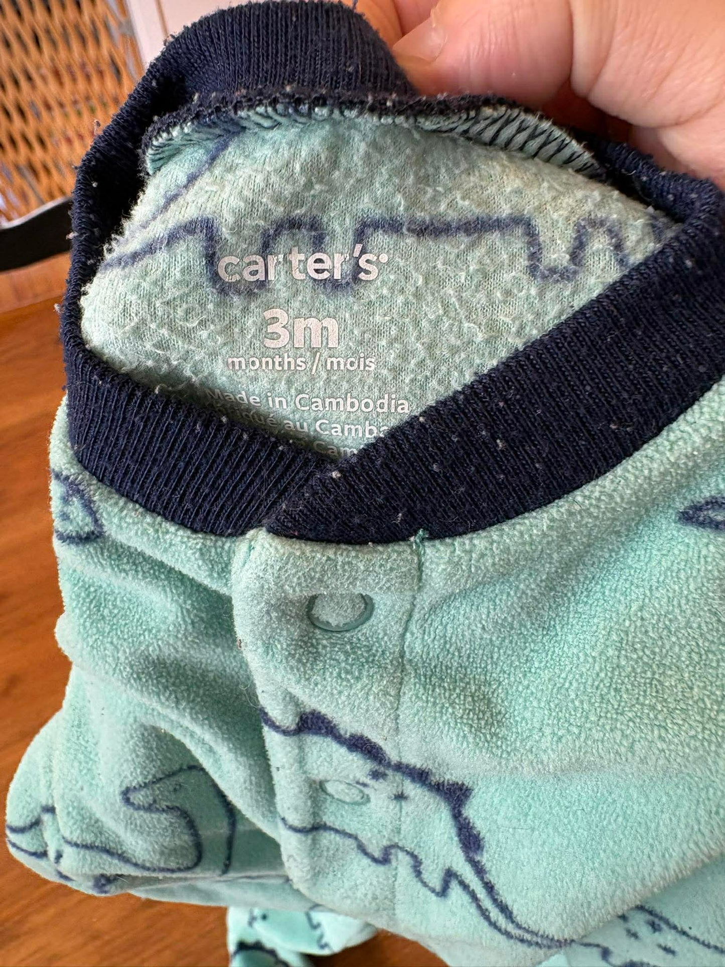pyjama carter’s 3 mois