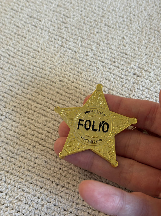Étoile de sherif pour costume