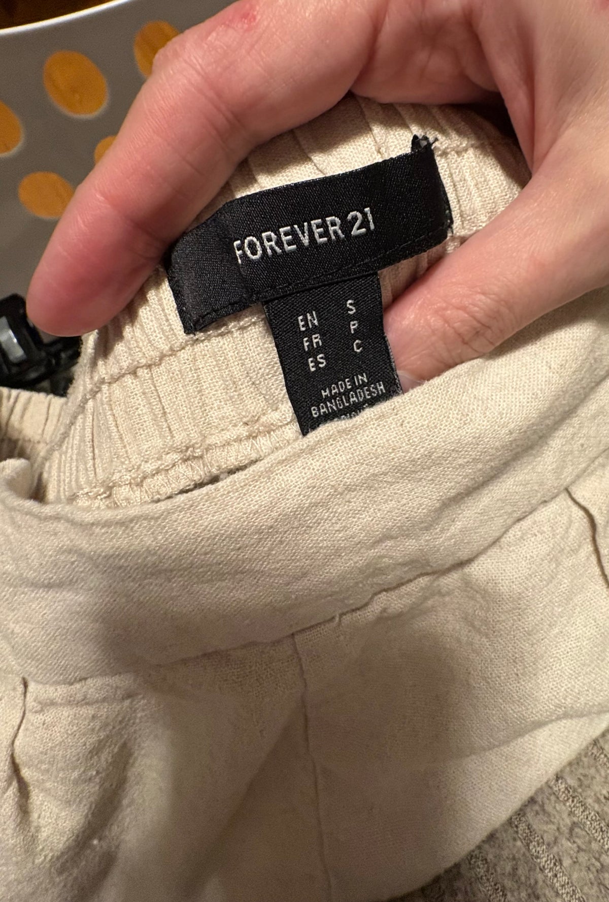 Pantalon en lin forever 21 small