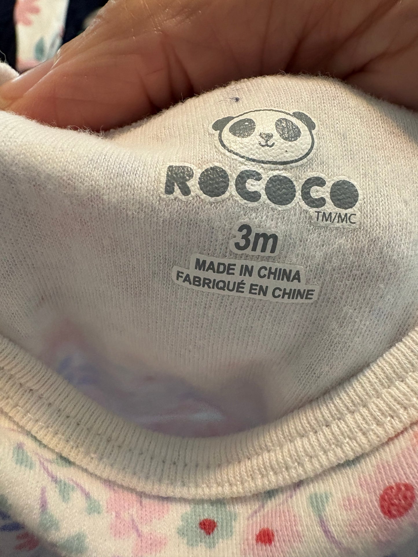 Cache-couche roccoco 3 mois