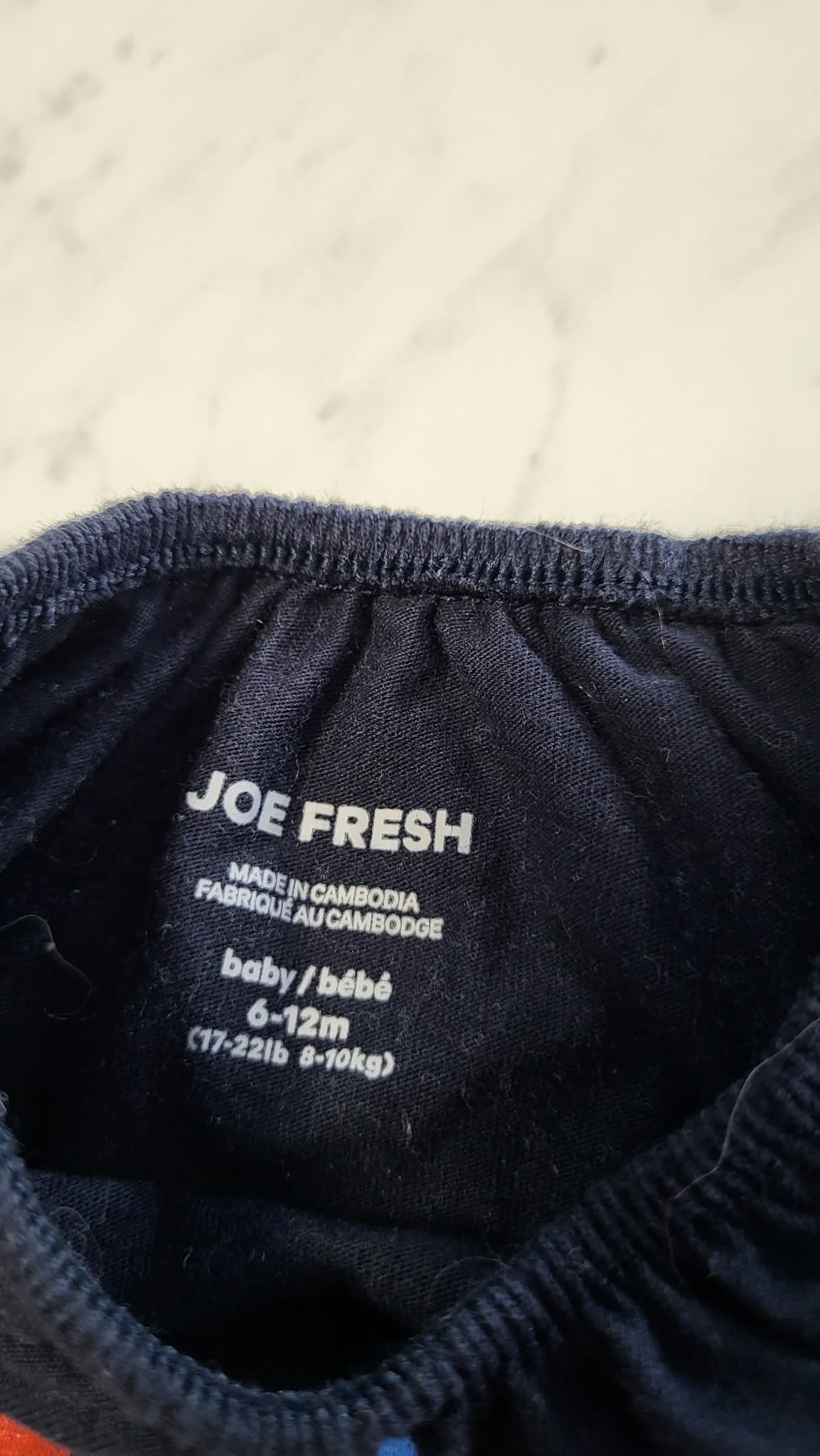 Gilet joe fresh 6-12 mois