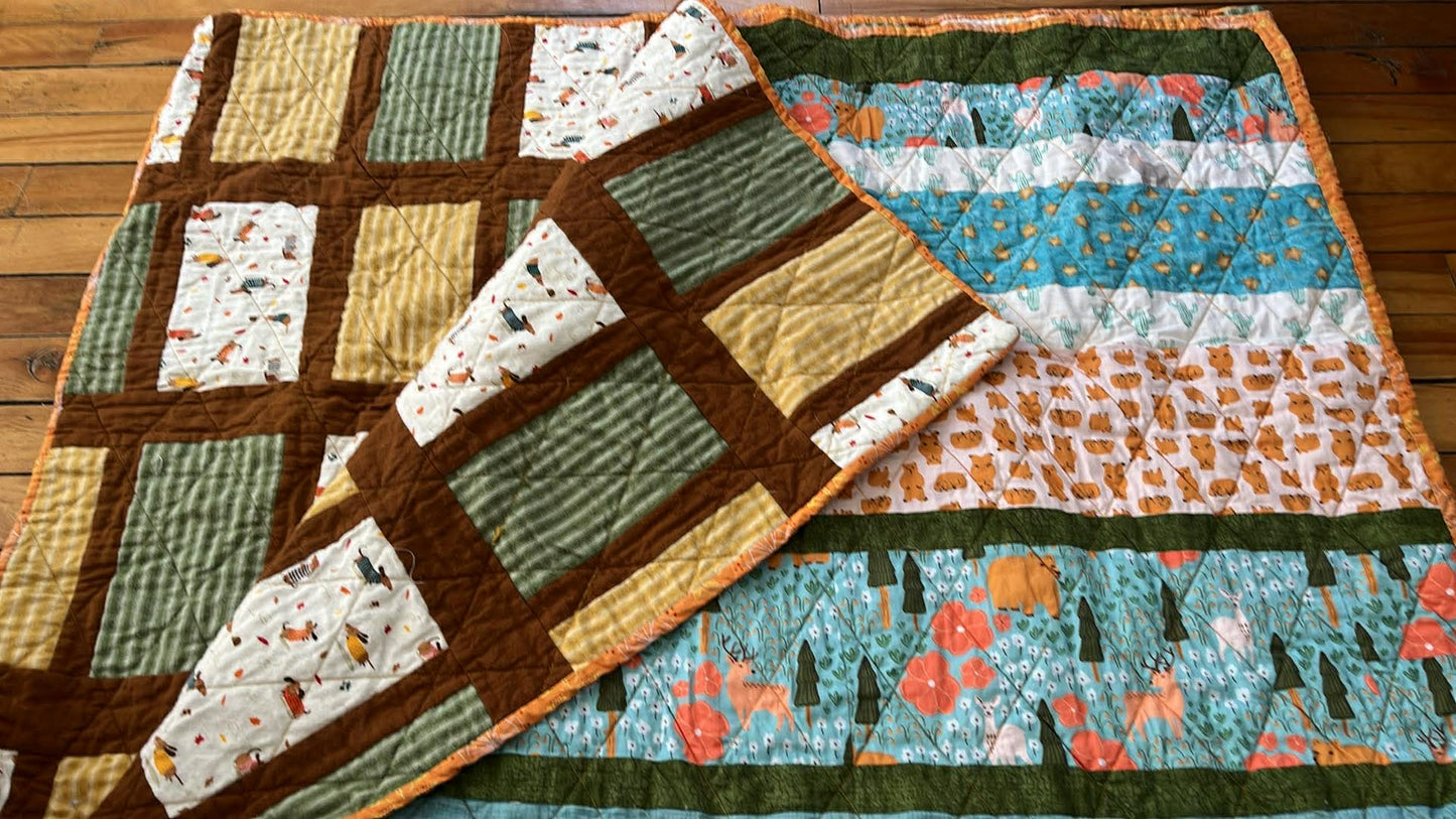 Couvertute fait à la main taille basinette