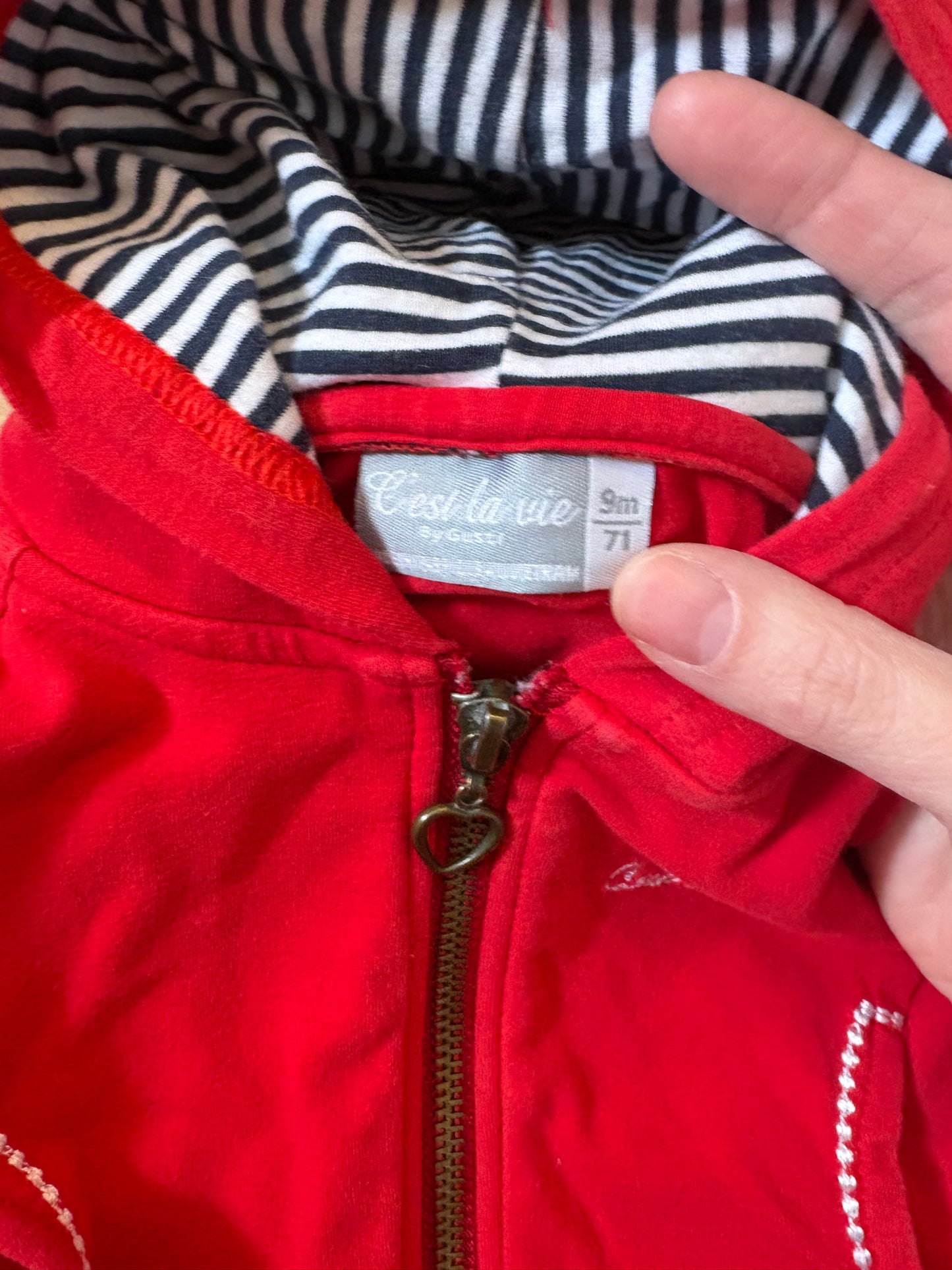 Veste c’est la vie 9 mois neuf