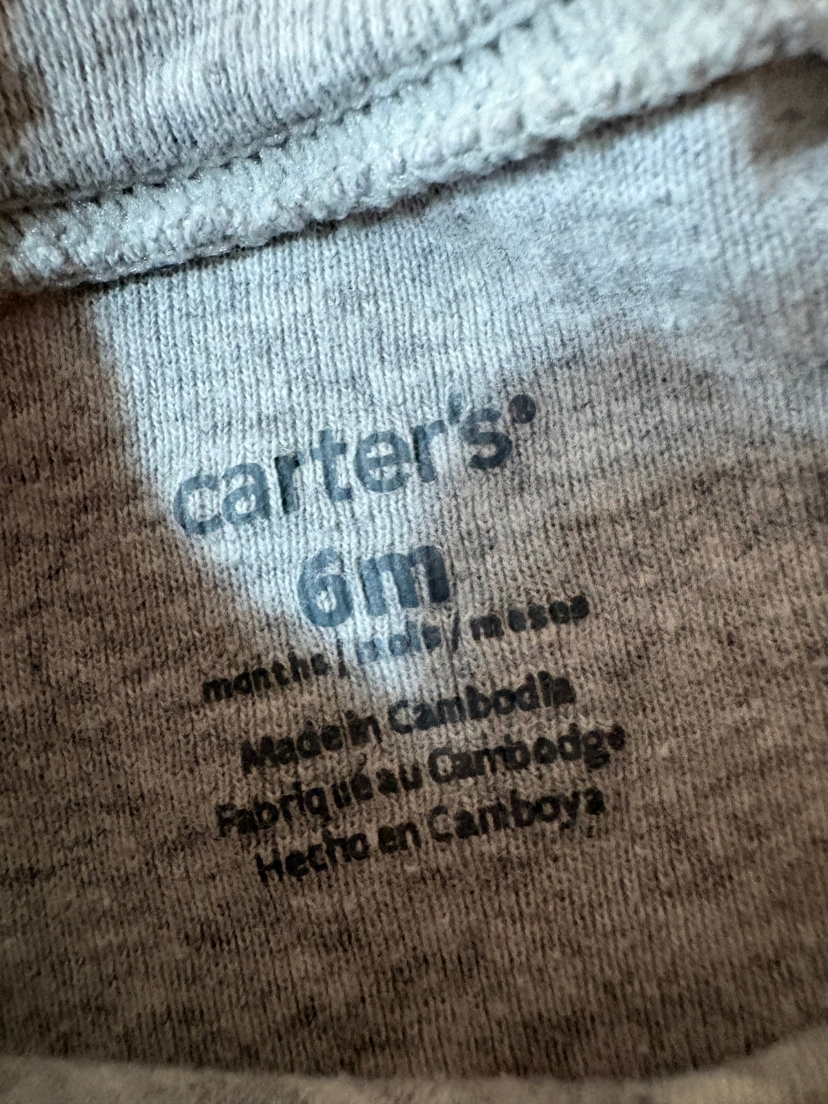 Cache couche carter's 6 mois (cmb)