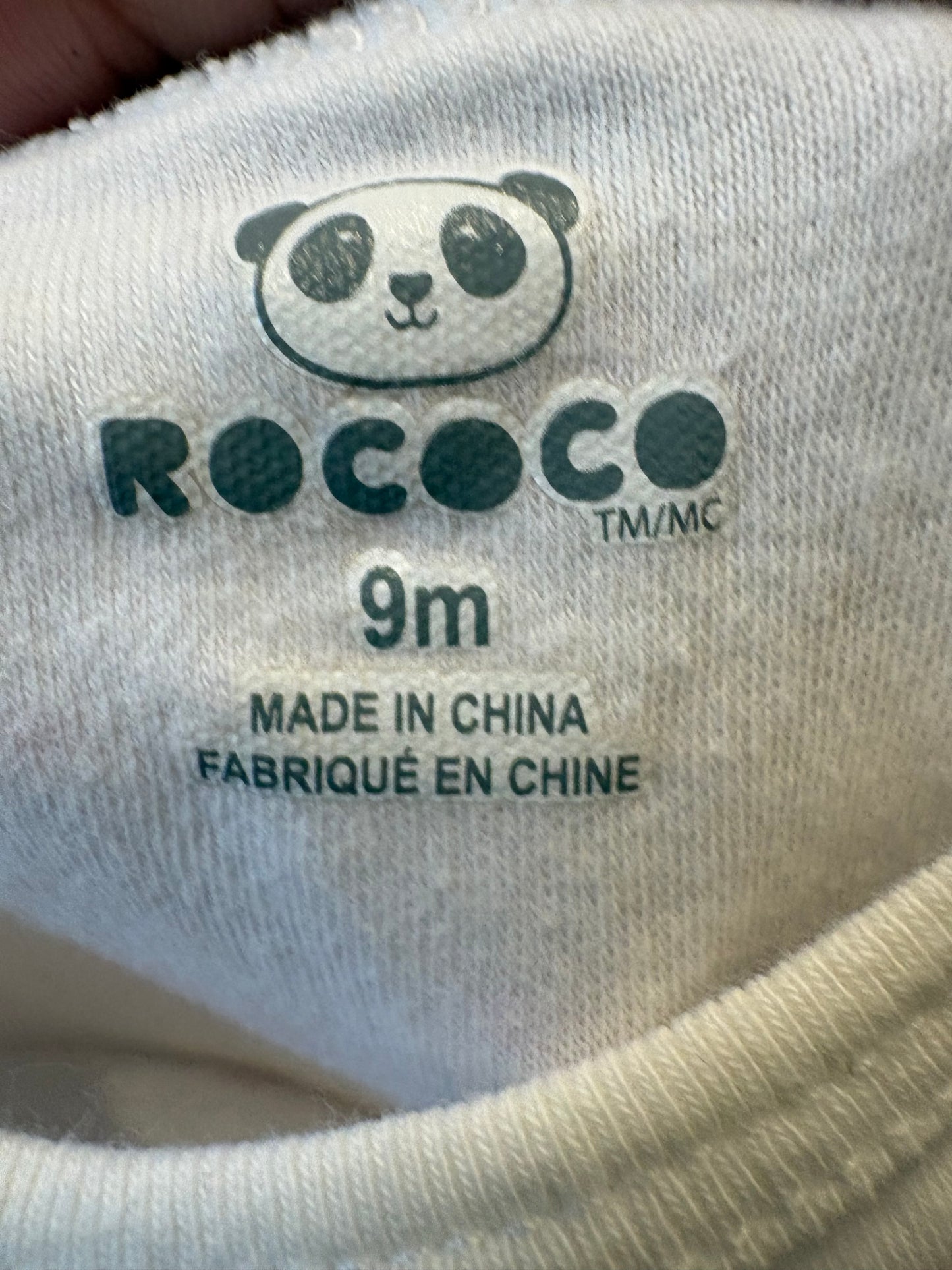 Cache couche rococo 9 mois