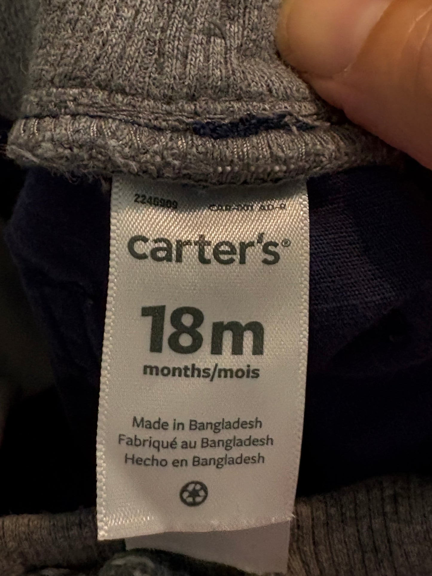 Short carter’s 18 mois