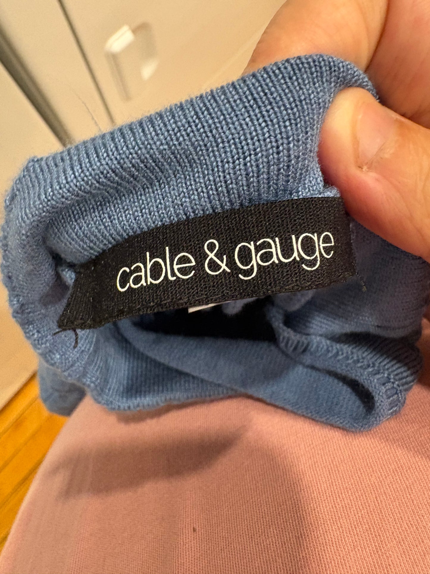 Chandail cable & gauge fait médium/large (cmb)