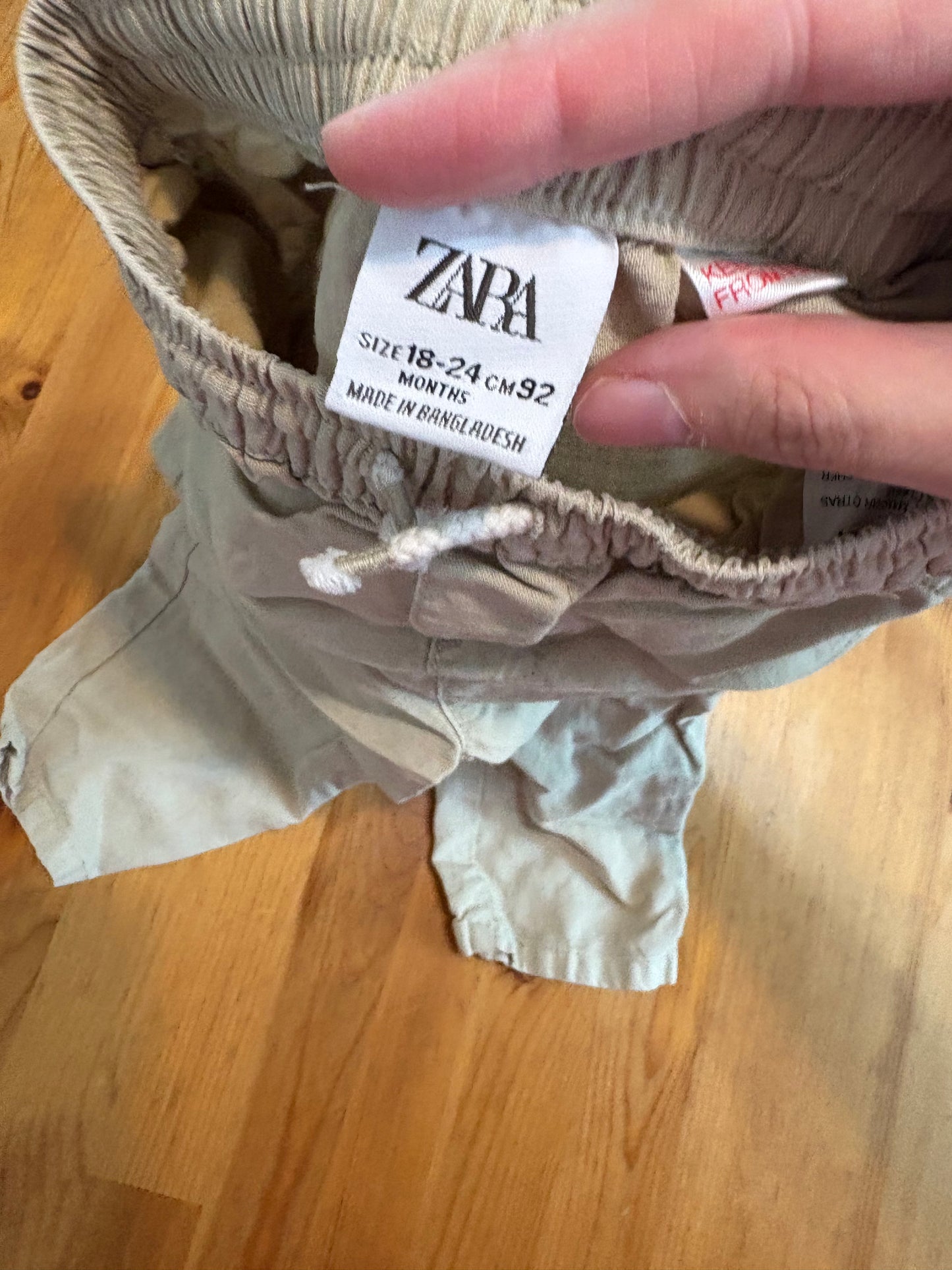 pantalon zara 18-24 mois en toile