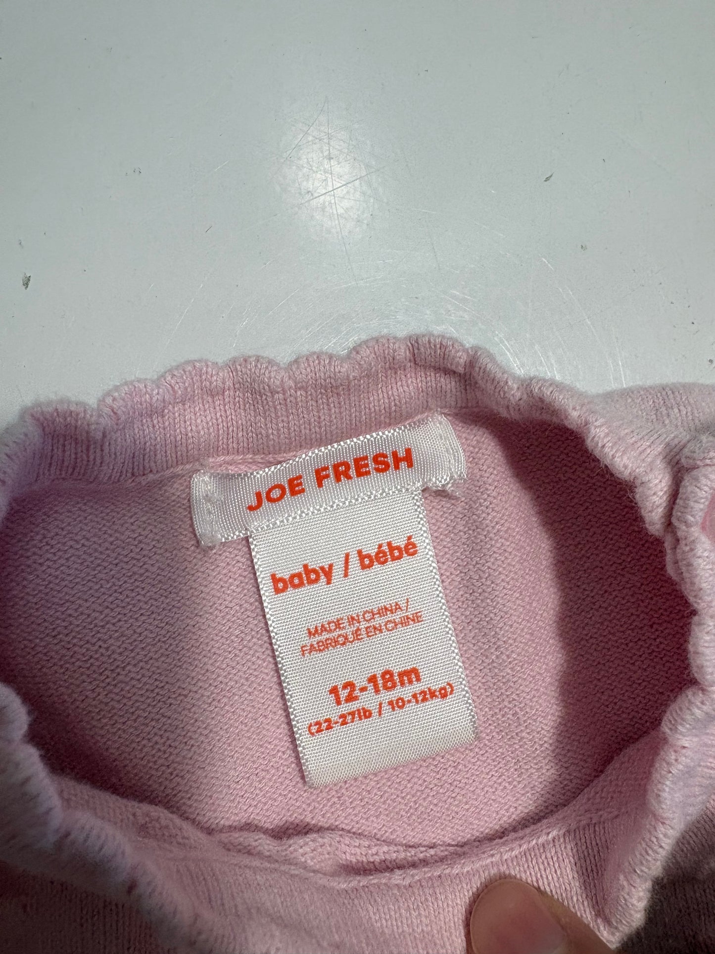 Gilet tricot 12-18 joe fresh