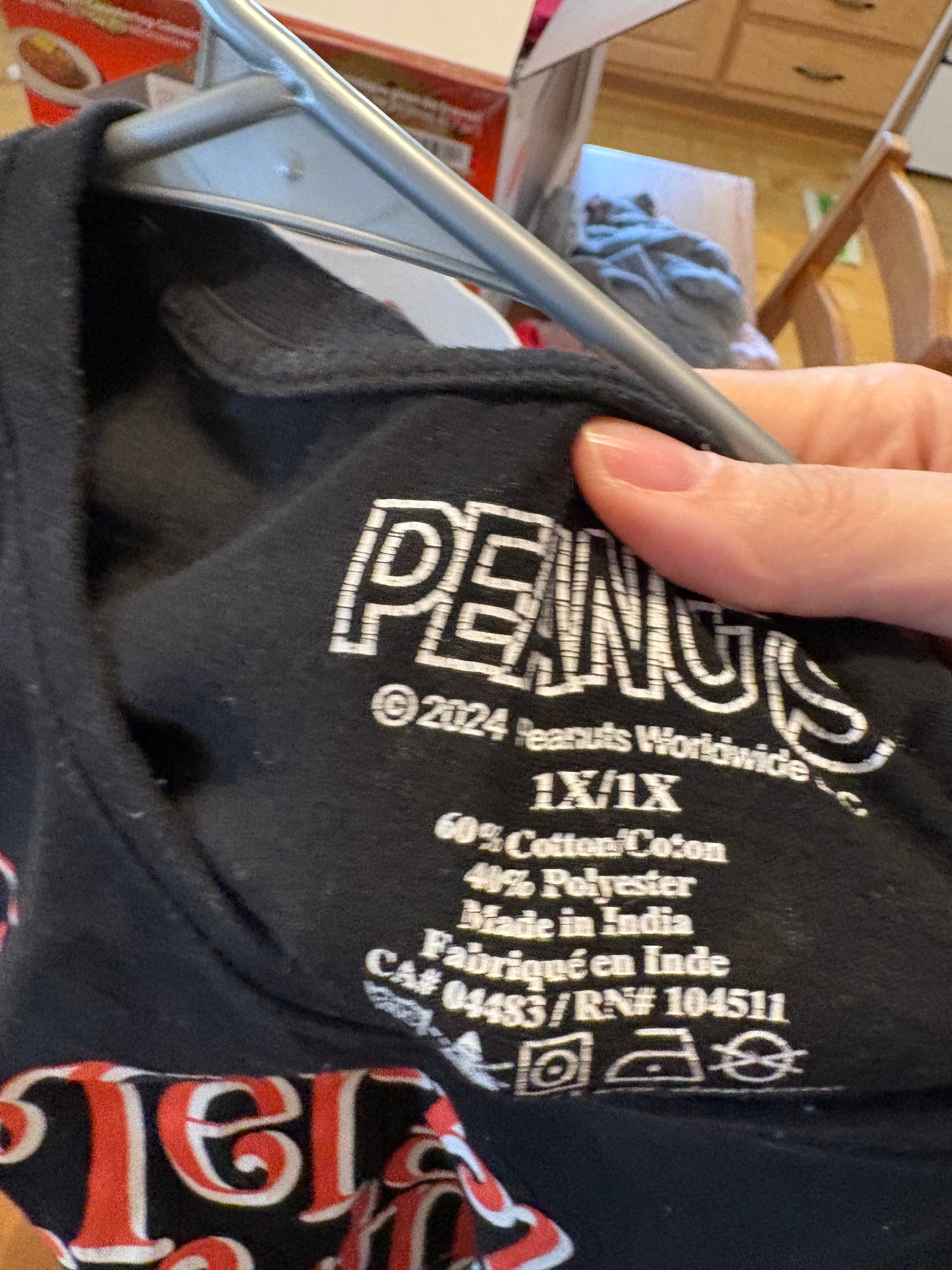 T-shirt peanuts 1x