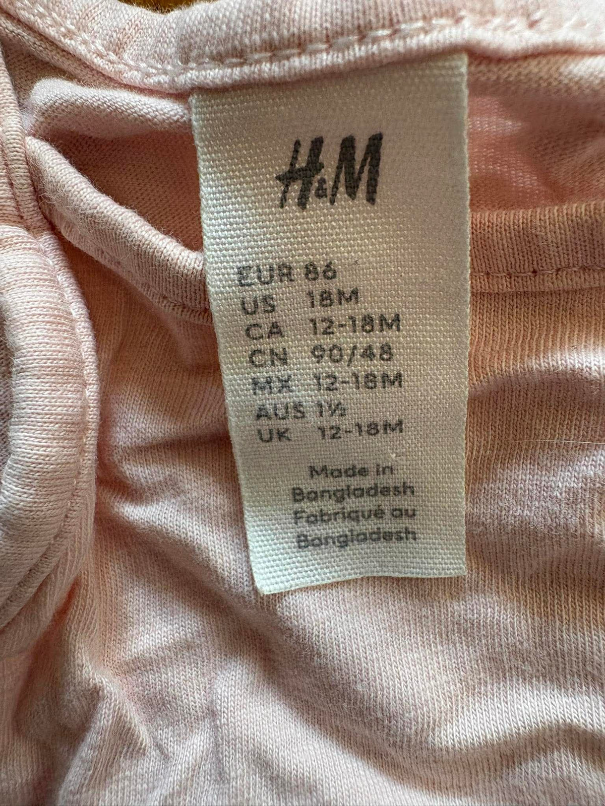 Robe h&m 12-18 mois (cmb)