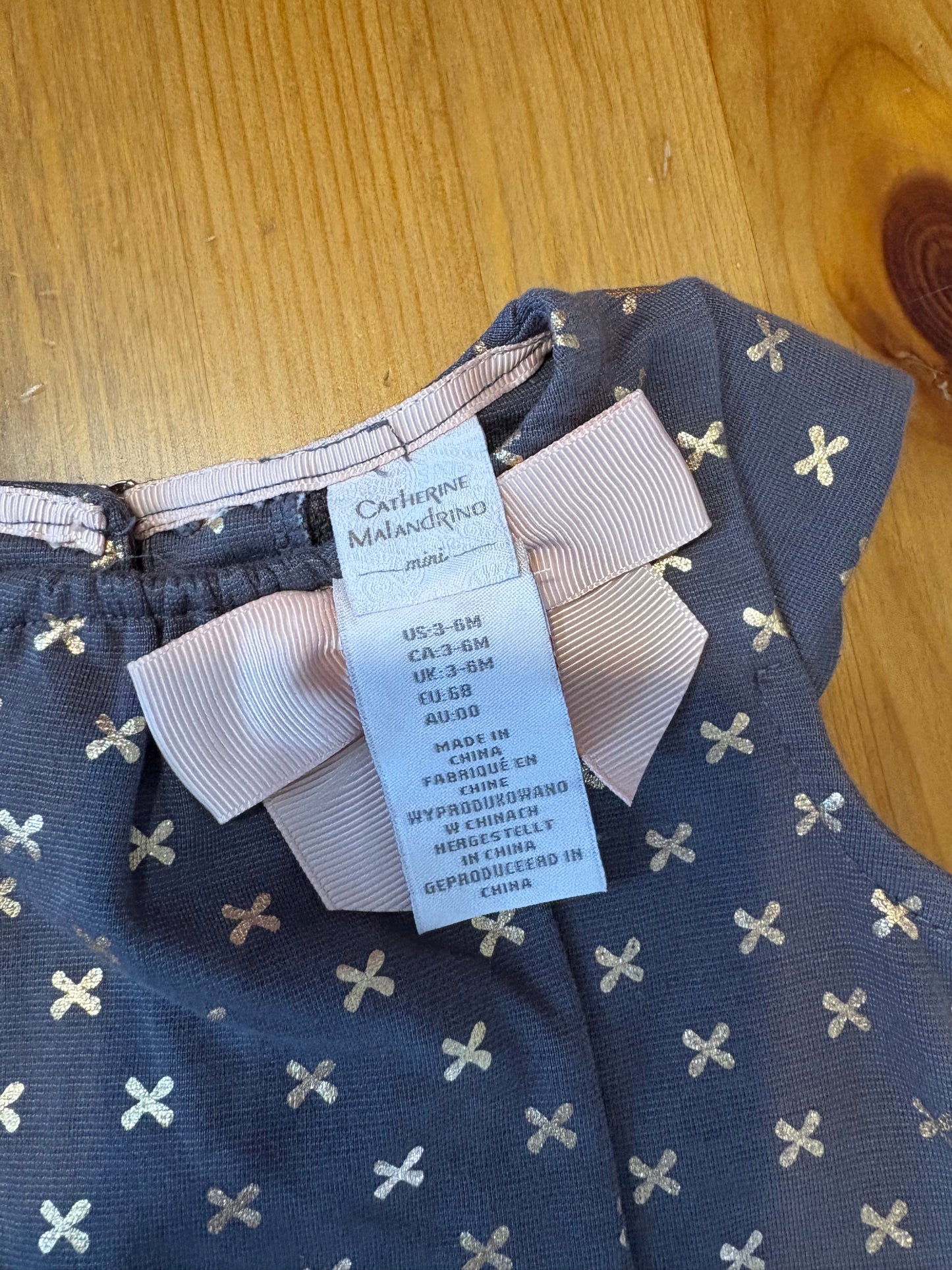 Robe catherine mandolerino 3-6 mois
