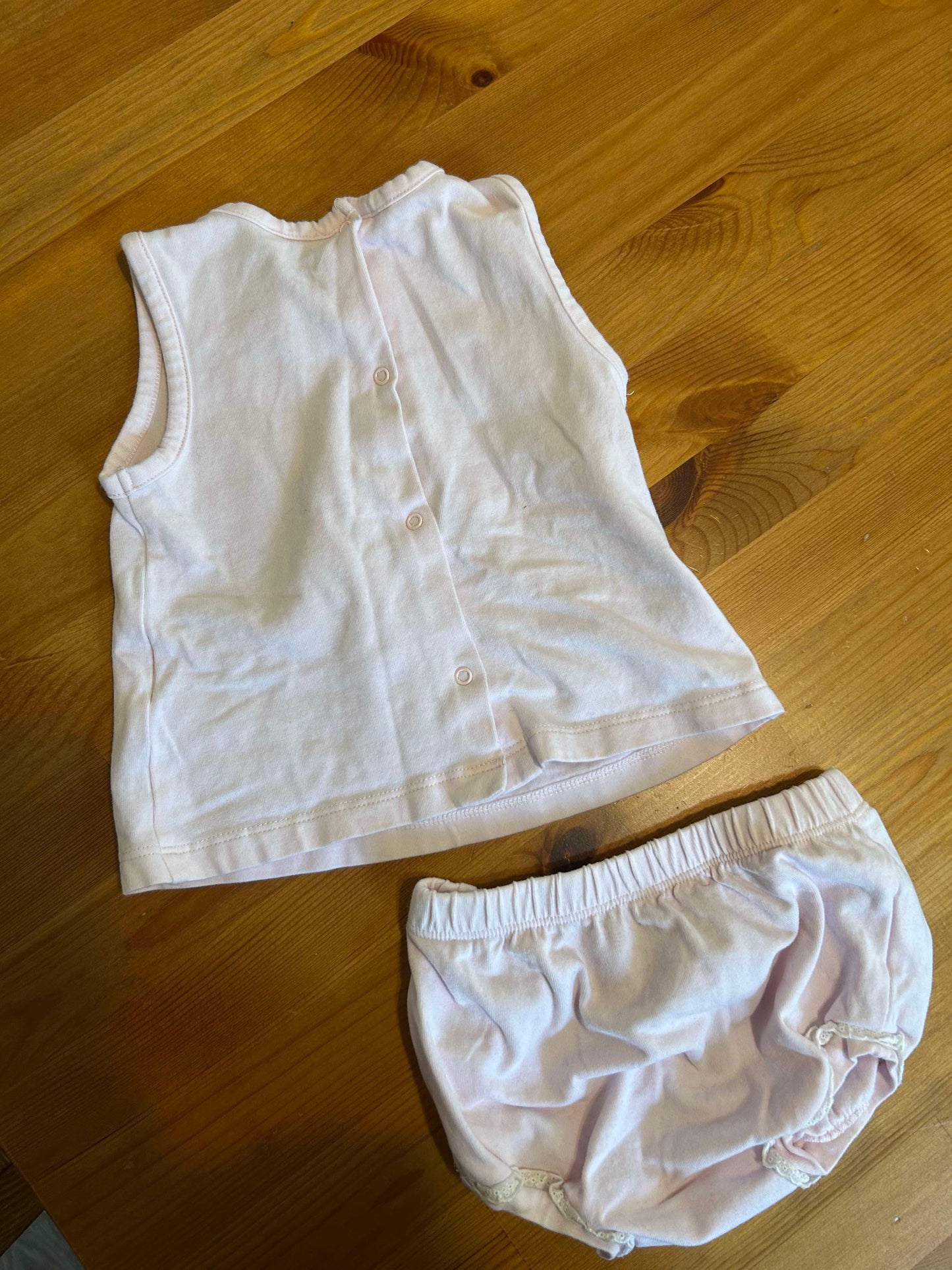 Ensemble patachou rose bébé 12 mois