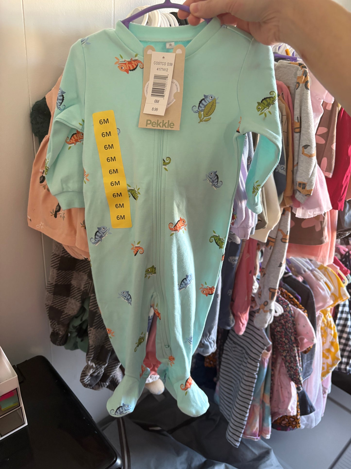 Pyjama pekkle 6 mois neuf avec étiquette