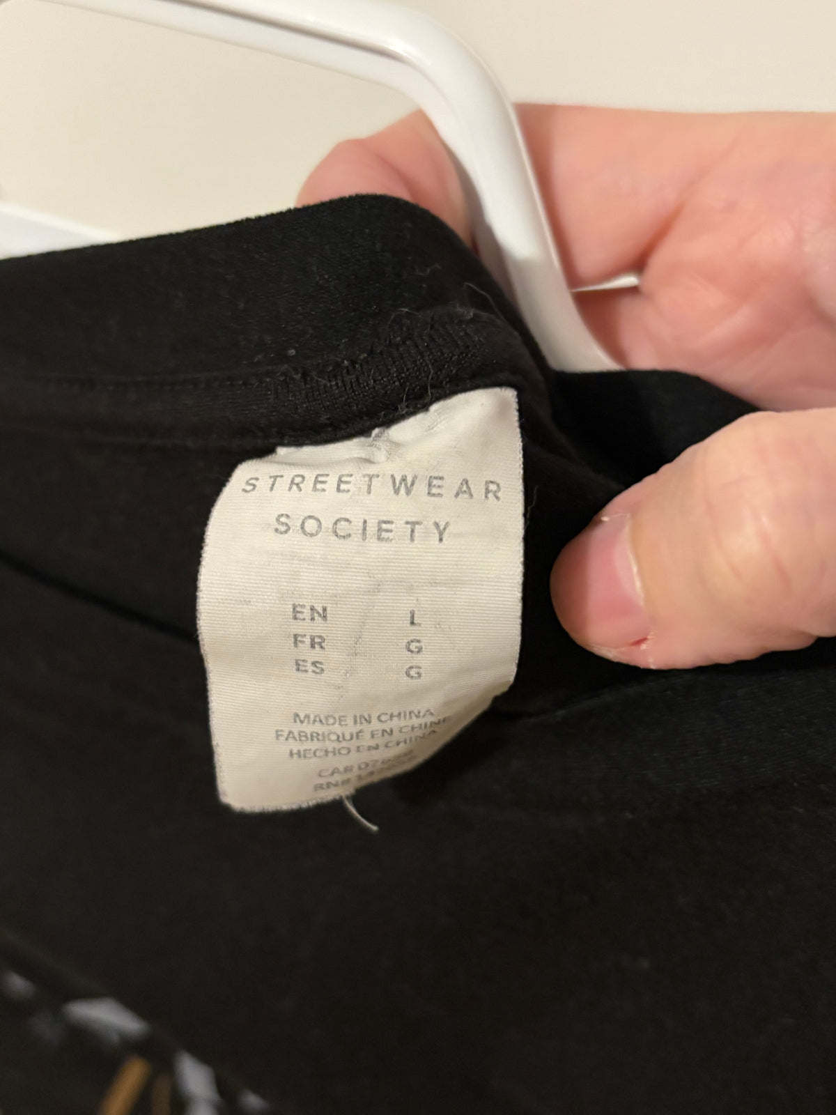t-shirt streetwear society large