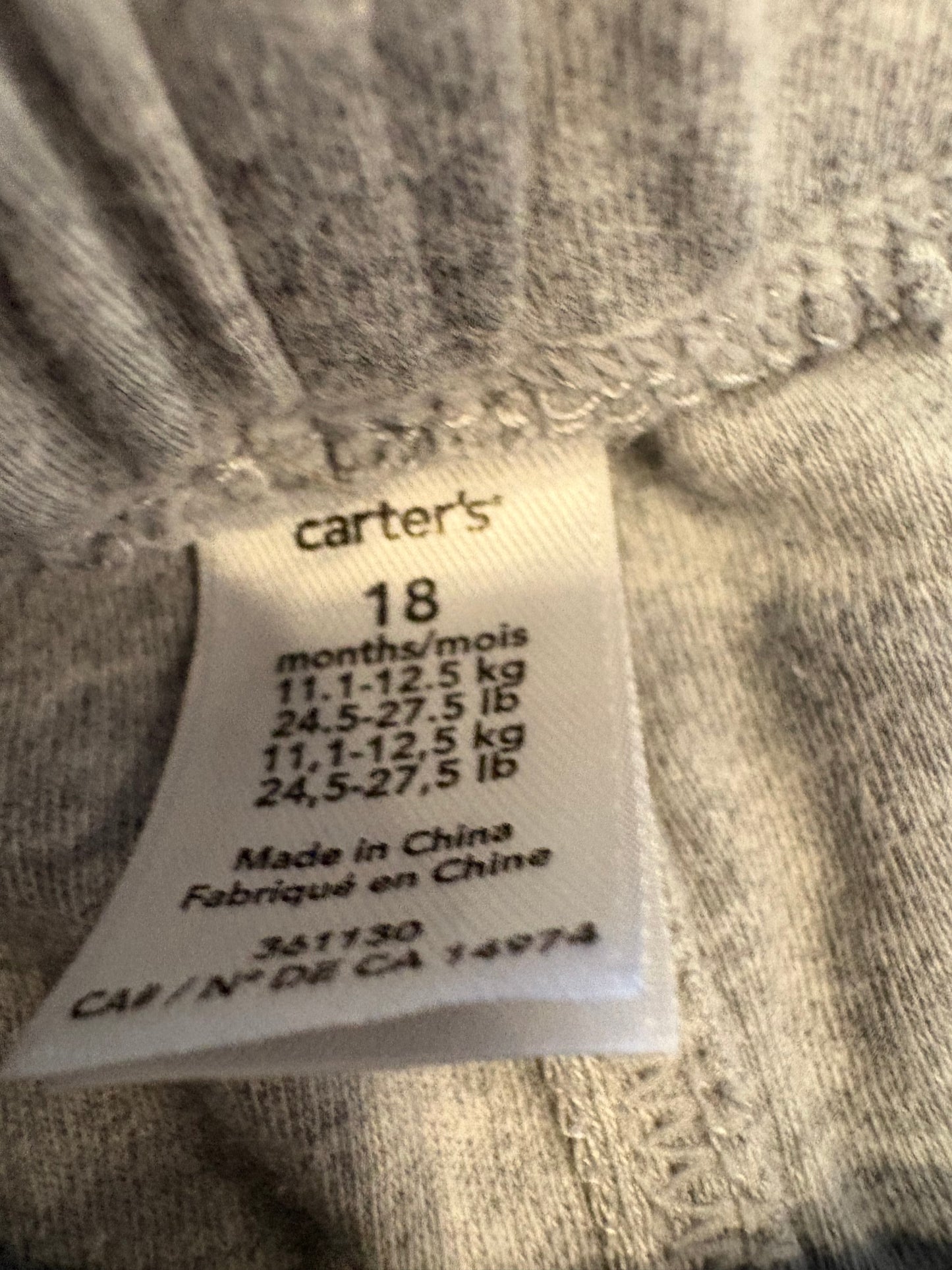 Pantalon carter's 18 mois (cmb)
