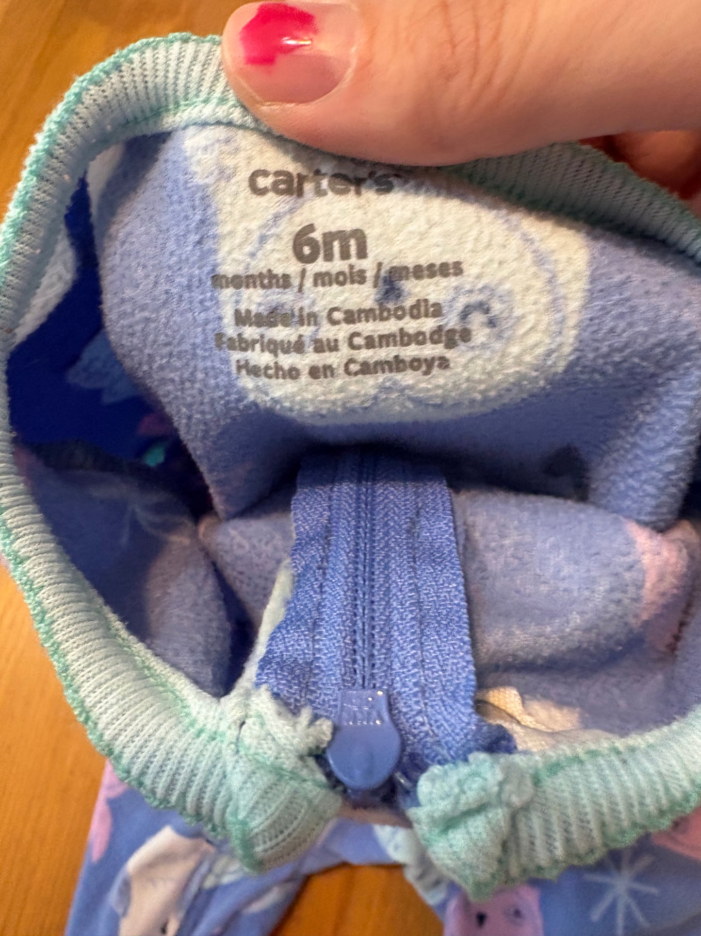 Pyjama carter’s 6 mois