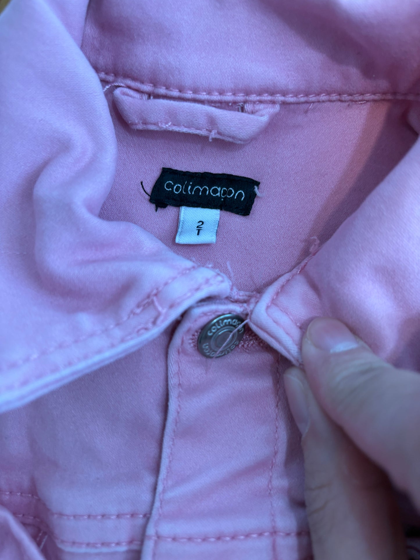 Veste jeans colimaçon 2T