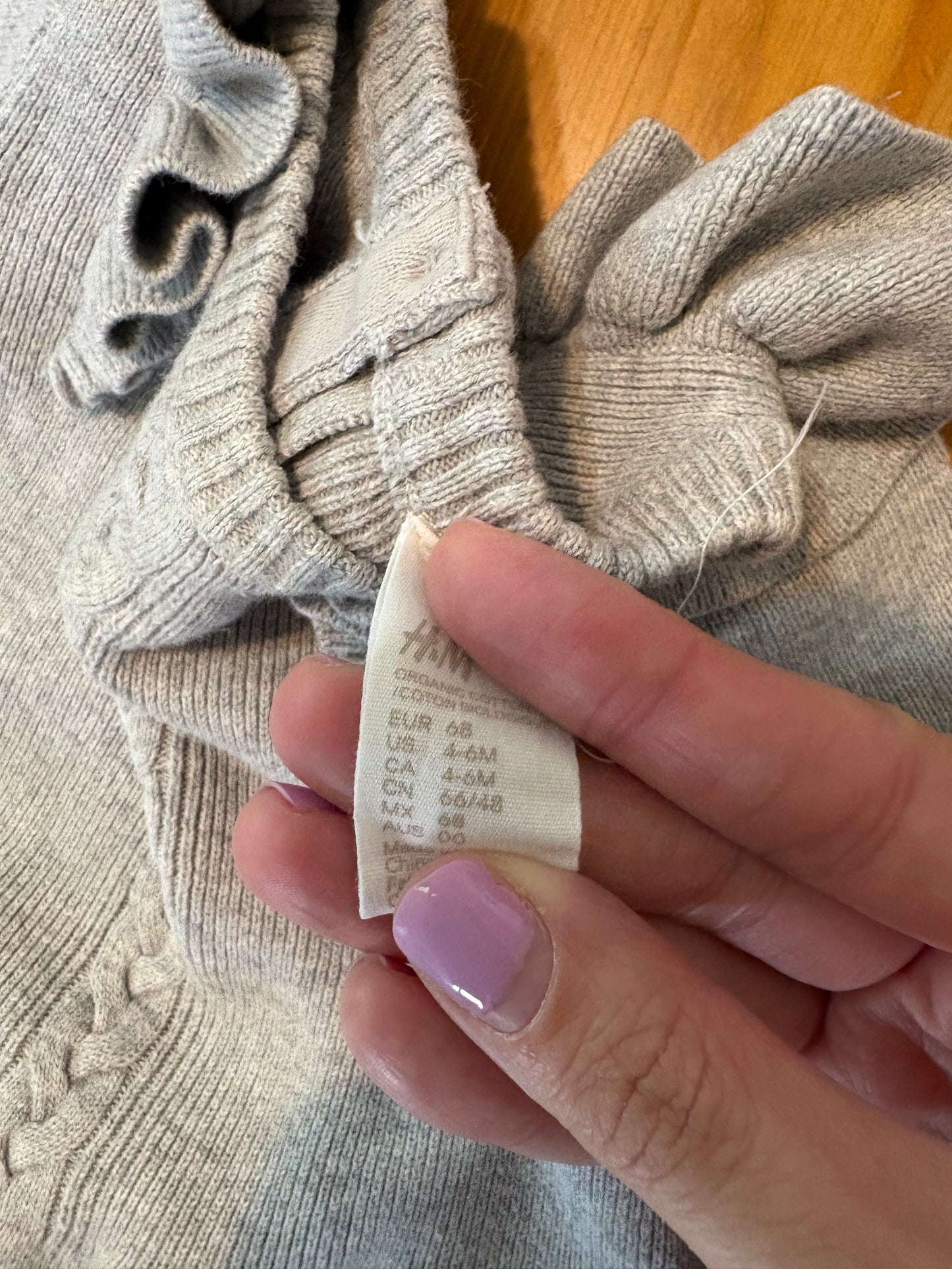 Robe tricot H&M 4-6 mois