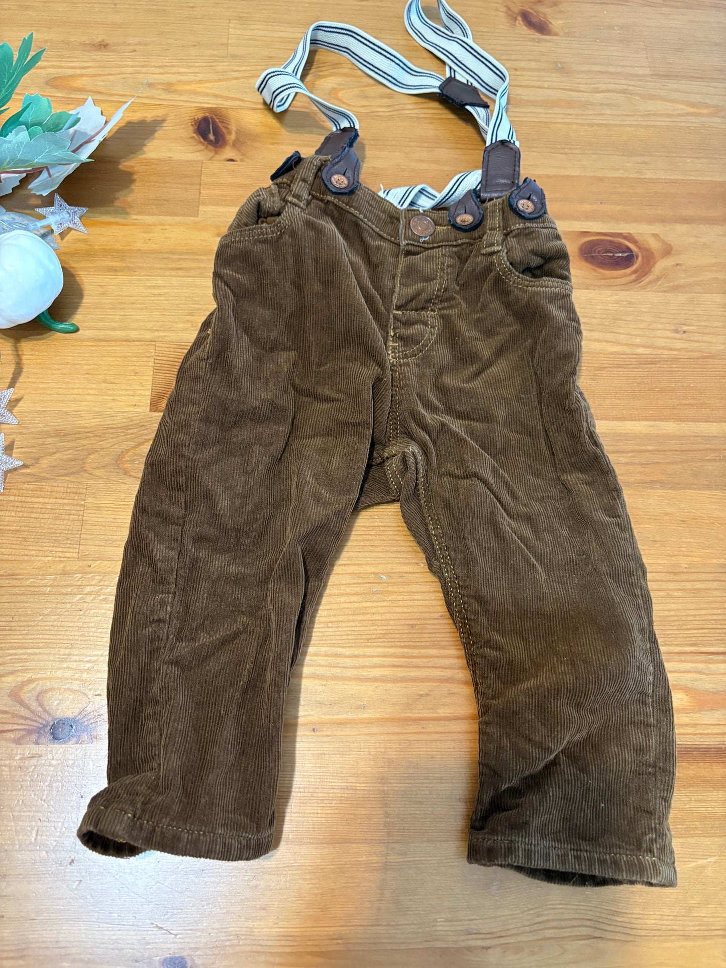 Pantalon salopette h&m 6-9 mois