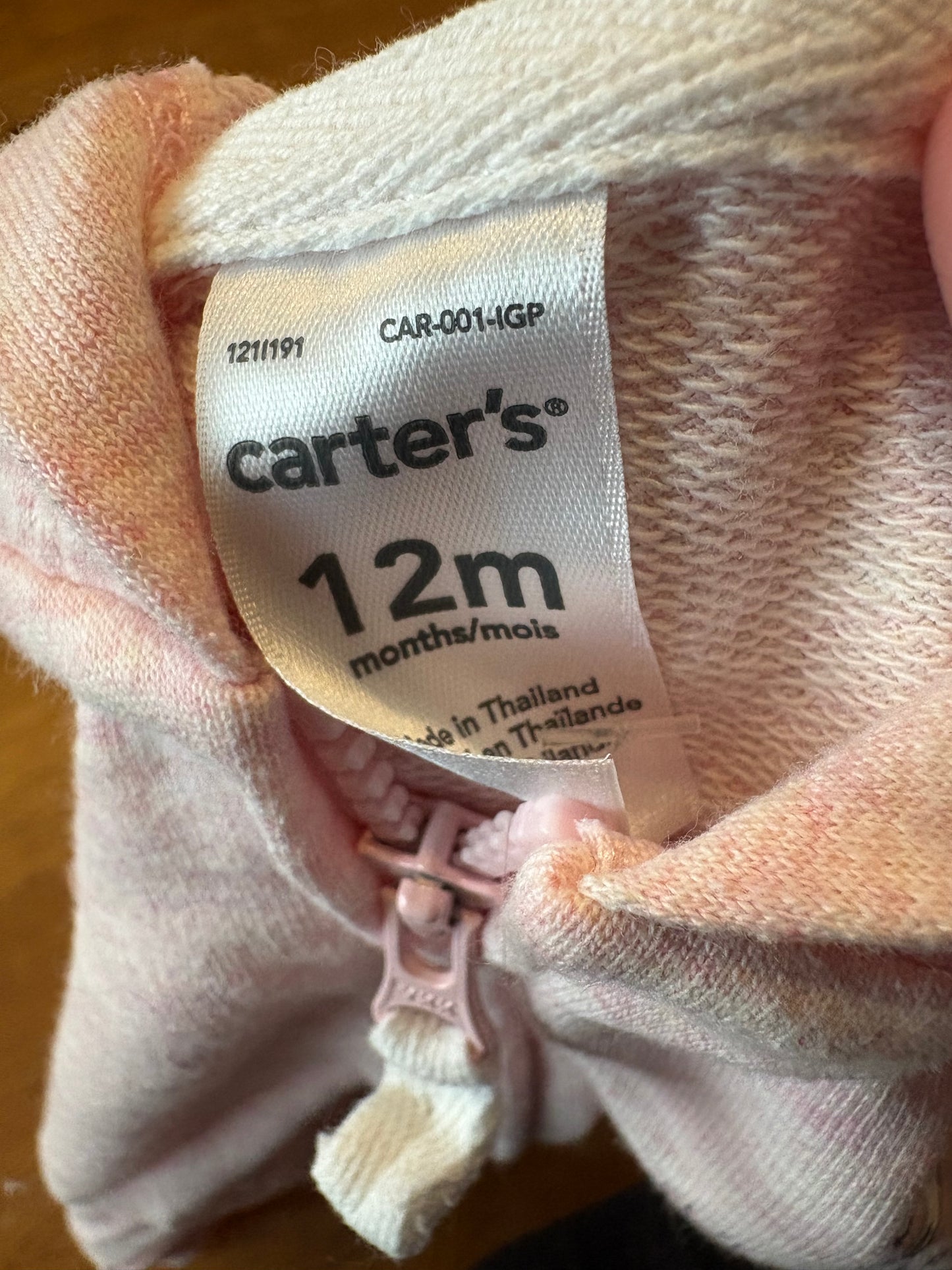 Veste carter's 12 mois