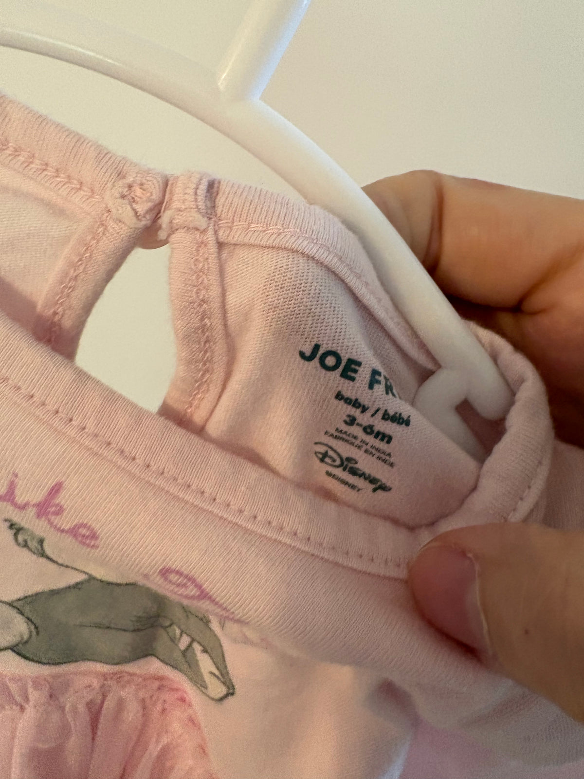 Robe tutu joe fresh disney 3-6 mois
