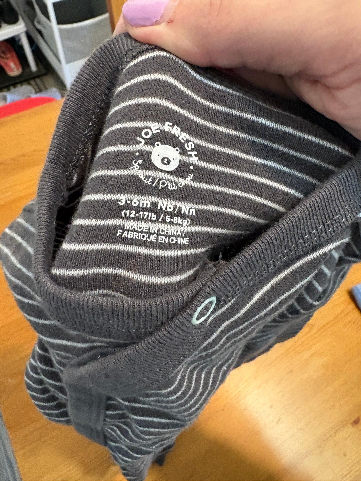 Pyjama joe fresh 3-6 mois