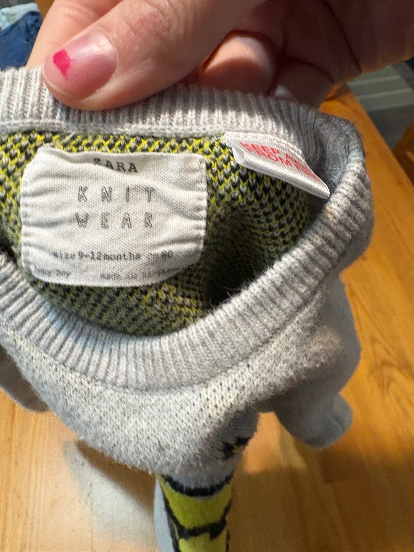 Gilet knit Zara 9-12 mois